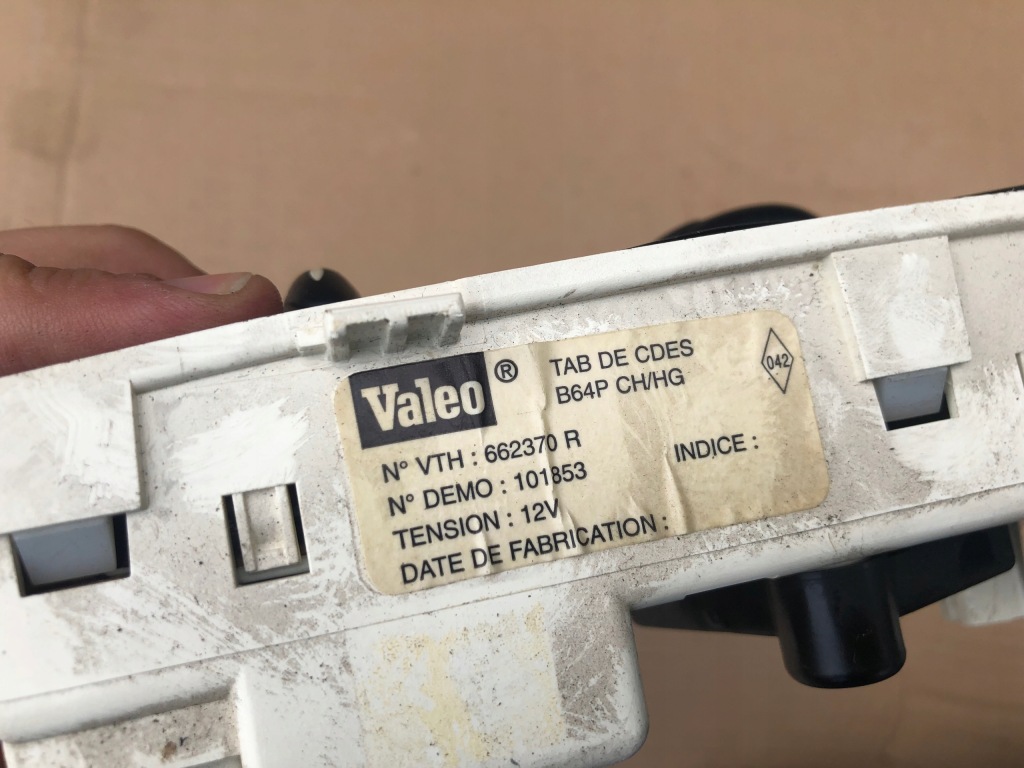 фото №3, Панель кондиціонера renault megane обдув 662370r