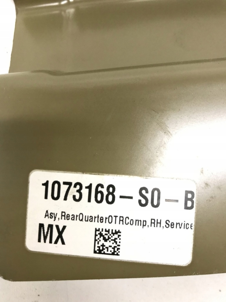 Tesla x крила поріг задній правий обшивка Зі Шроту