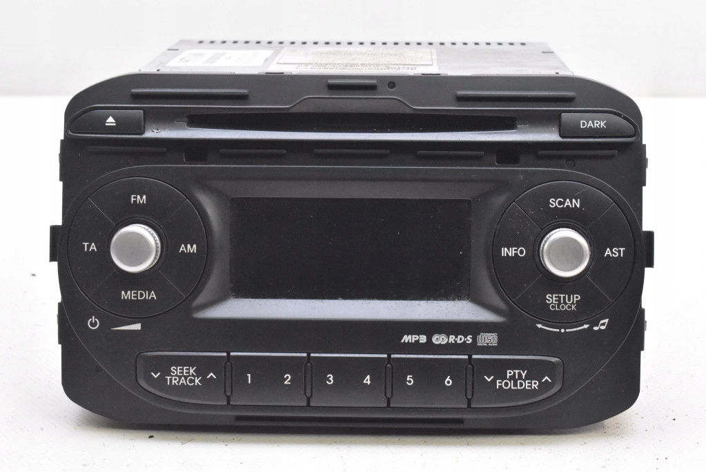 фото №1, Радіо радіопрогравач 61240652 cd rds aux mp3 kia picanto 2 ii 11-15