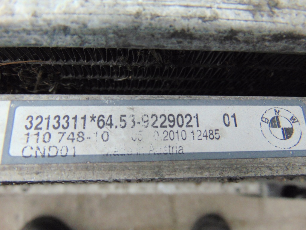 фото №11, Радиатор радиатор wody кондиционер вентилятор bmw e90 e91 lift 2.0d n47 механическая коробка передач