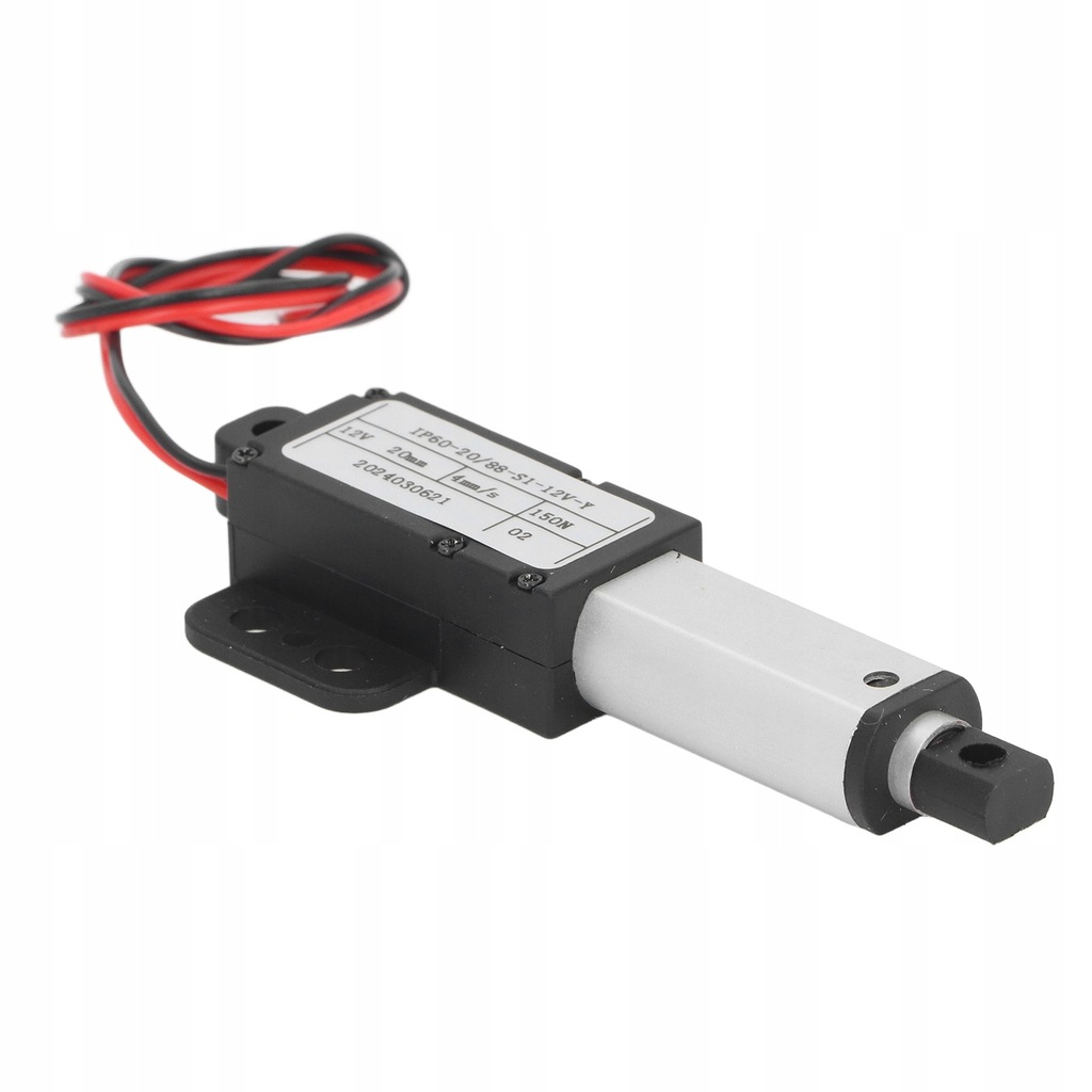 фото №8, Електричний привід лінійний 20mm хід 150n ipx4 двигун циліндра liniowego