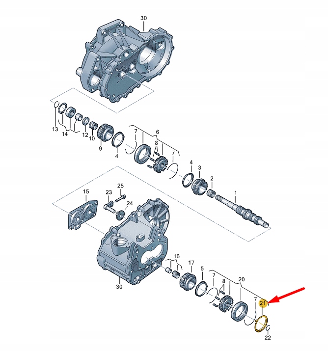 фото №8, Audi a3 8v синхронізатор hub стоп sing 020311331b