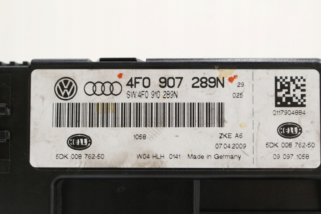 фото №6, Модуль блок управления комфорта 4f0907289n audi a6 c6