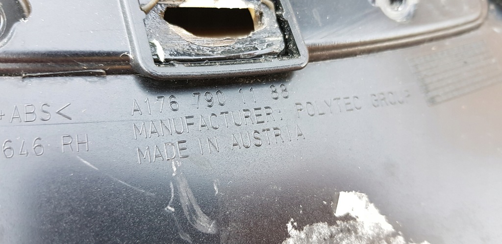 фото №16, Mercedes a klasa w176 45 amg спойлер крышки aero