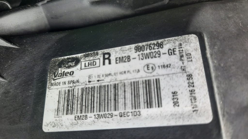 фото №5, Ford s-max 2 ii линза+ led лампа передняя