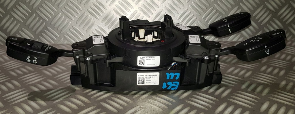 фото №9, Bmw 5 e60 e61 lift переключатель комбинированный лента датчик kąta поворота 6968189