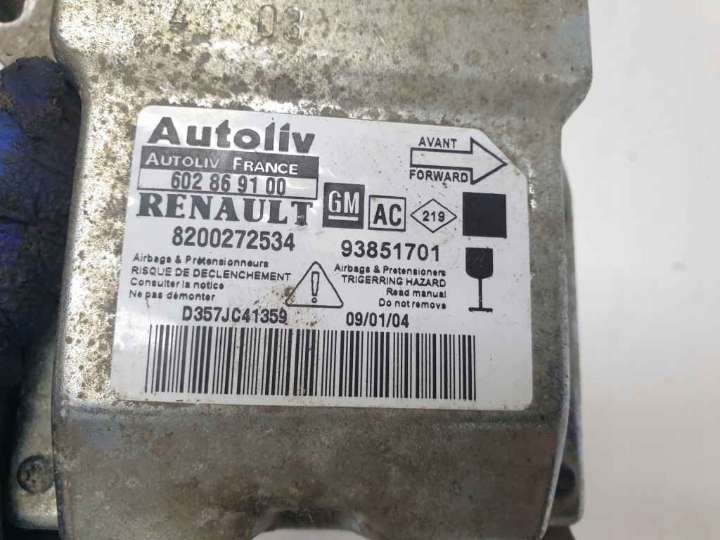 Модуль датчик подушка безопасности renault trafic 8200272534 Оригинал