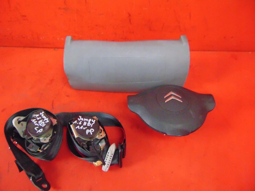 фото №1, Citroen jumpy ii 2 подушки безопасности подушка безопасности 2x ремни