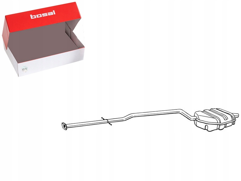 фото №1, Гасник системи випускний задня mini r50 r53 r52 1.6 06.01-11.07 bosal