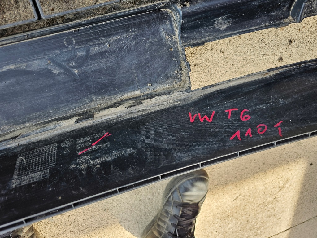 фото №16, Volkswagen transporter t6 бампер передний перед 7e0807221d