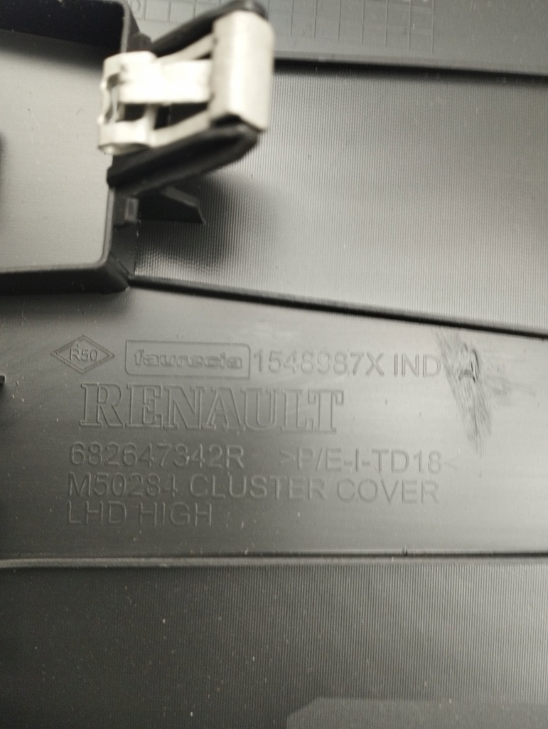 фото №14, Renault megane iv 4 рамка спидометра 682647342r