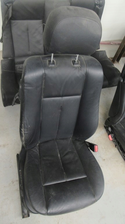 фото №9, Bmw e63 сидіння сидіння заднє сидіння сидіння оббивка шкіра чорні