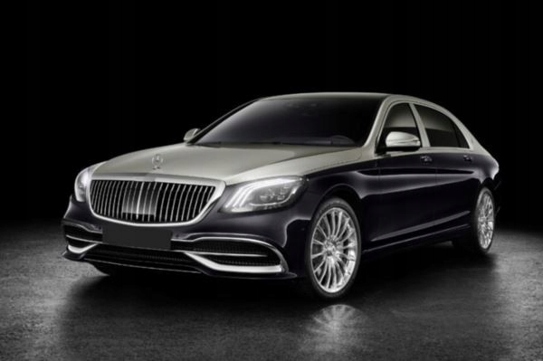 фото №8, Решётка радиатора mercedes w222 14- вертикальный design хром