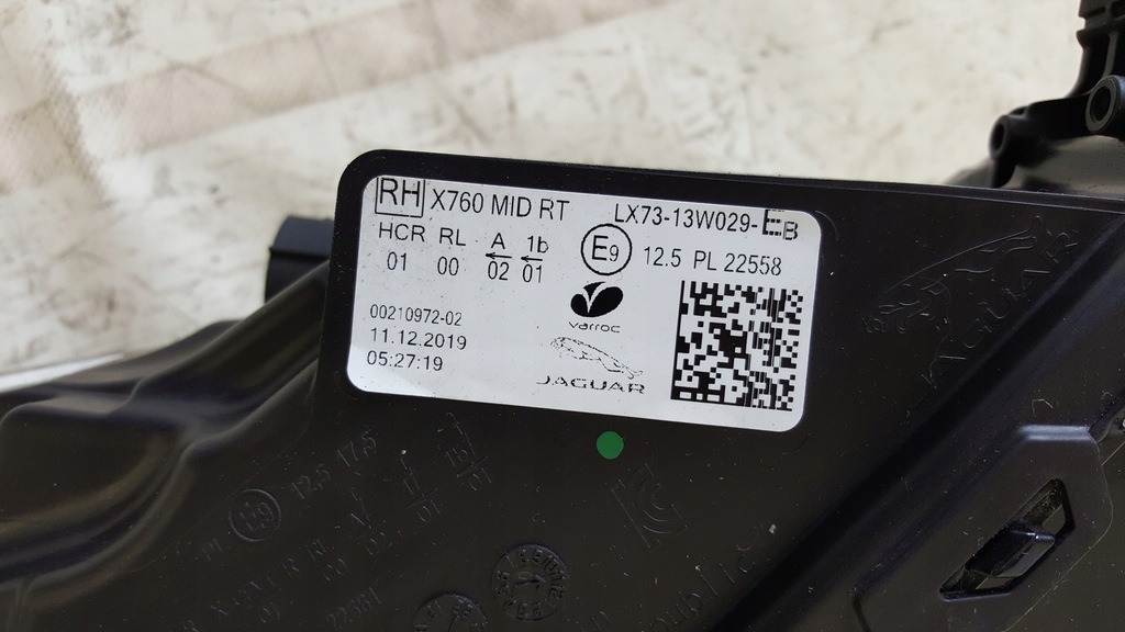 фото №8, Jaguar xe full led lift лампа перед права 19-23r