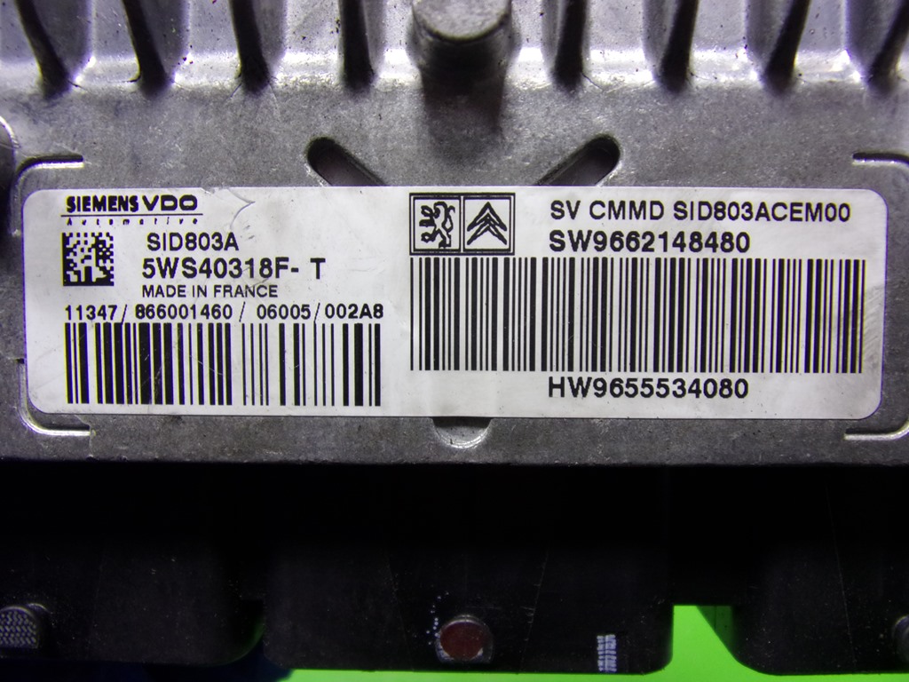 фото №4, Citroen c5 i lift 2.0 hdi блок управления двигателя