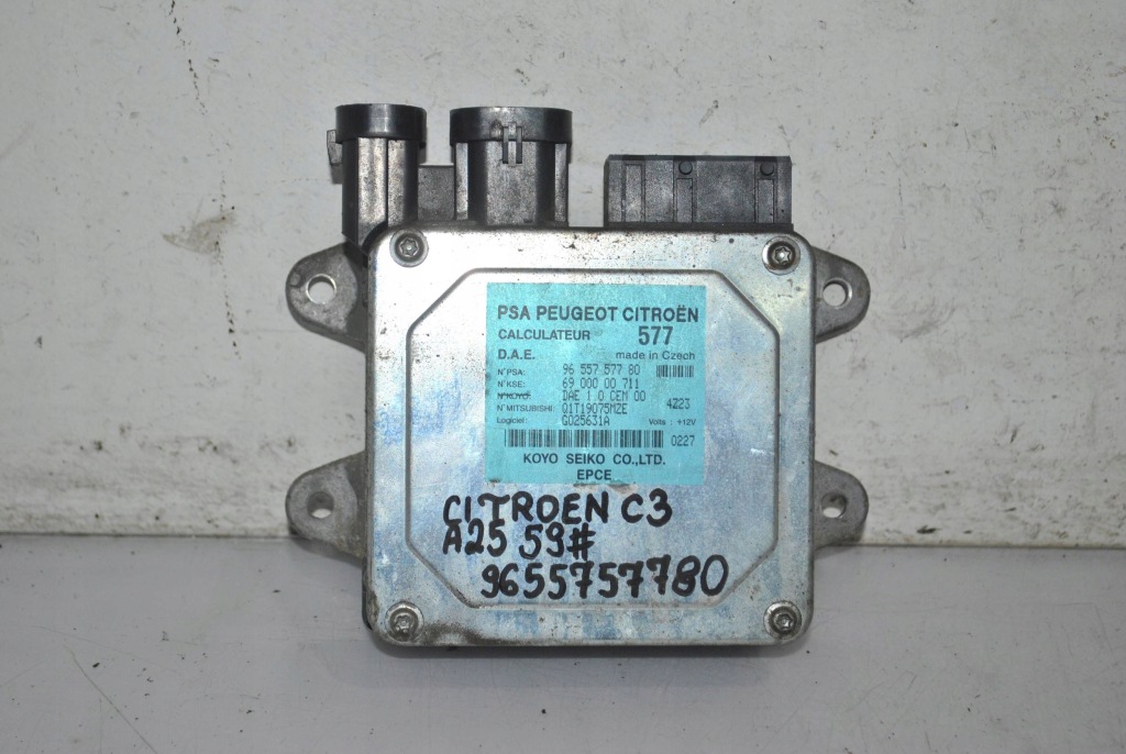 фото №1, Модуль усилитель руля citroen c3 9655757780