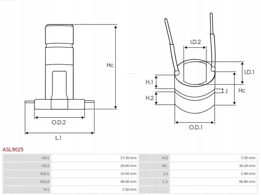 фото №11, Кільце ковзний alt. кільце ковзний komutator генератора asp