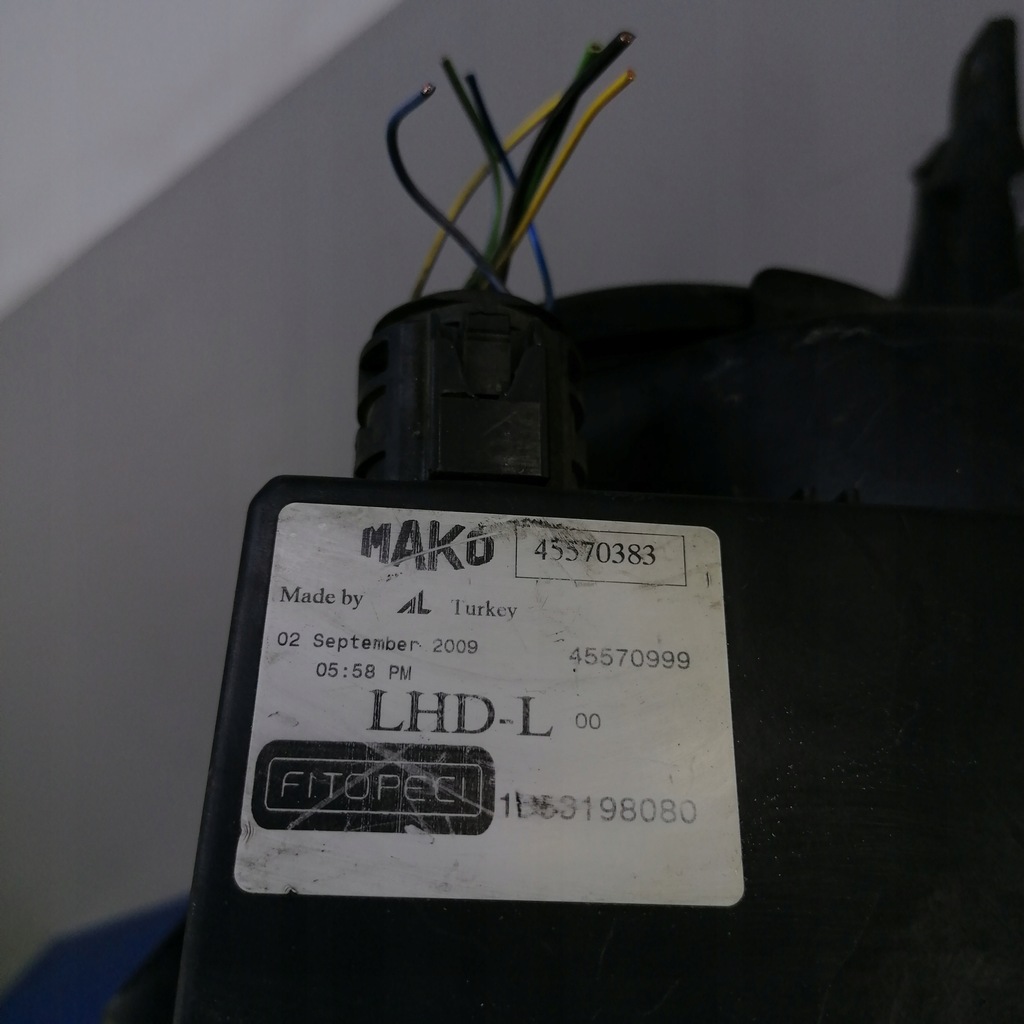 фото №7, Fiar fiorino iii лампа фара ліва перед eu