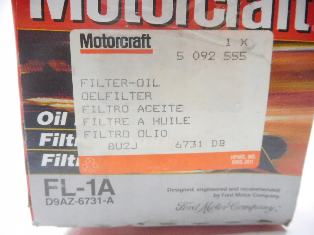 фото №7, Фильтр масла ford ranger 99-06 2.5 оригинальный номер 5092555