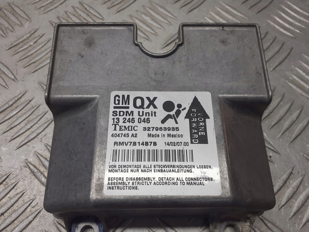 фото №1, Модуль подушка безопасности opel zafira b 1.9 cdti 13246046