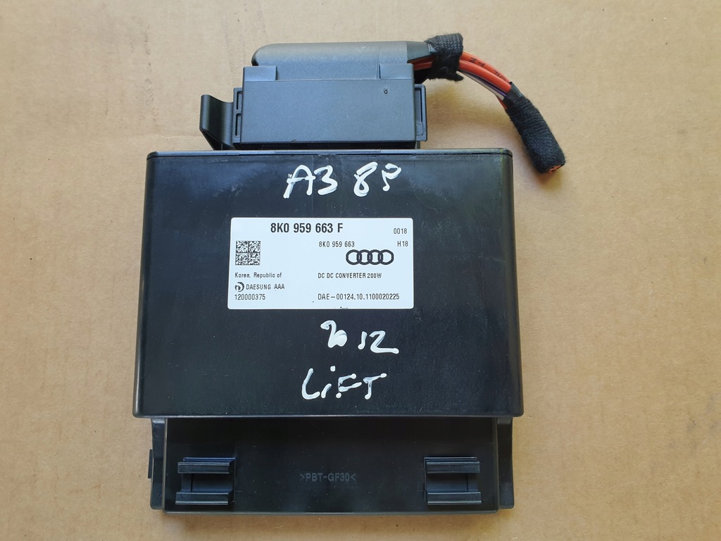 фото №1, Модуль стабілізатор напруги 8k0959663f audi a3 8p 2008-