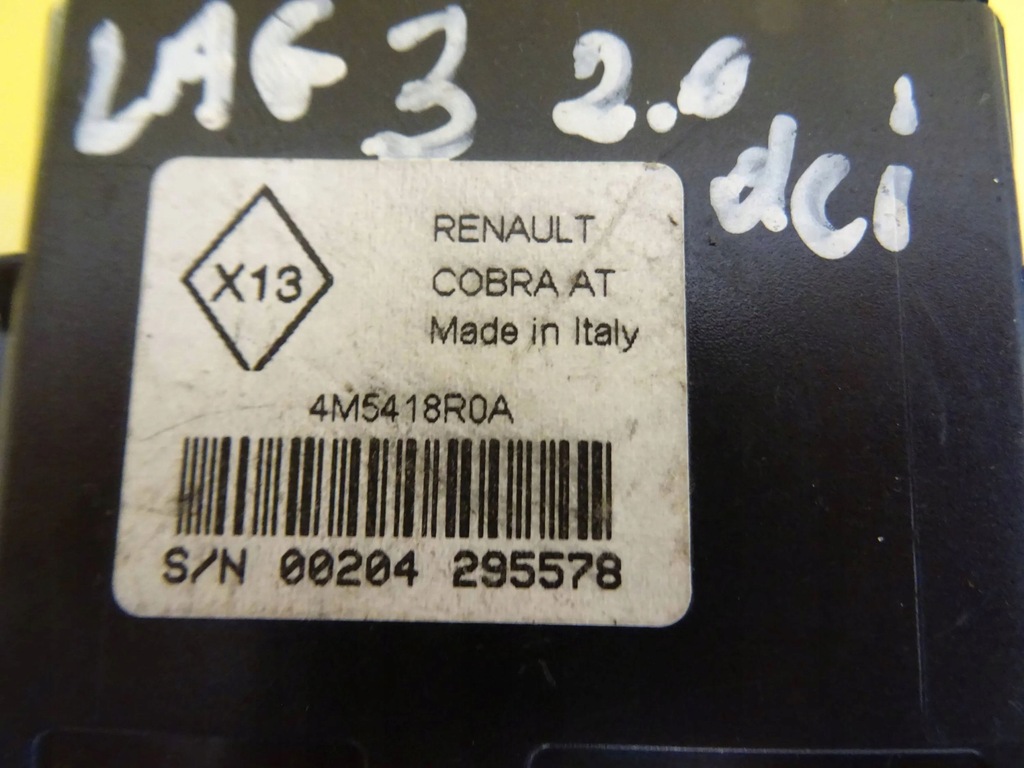 фото №5, Модуль блок керування сигналізація renault megane iii 4m5418r0a nr367