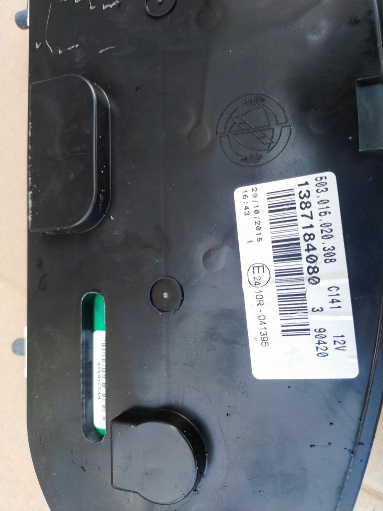 Счетчик приборная панель fiat ducato 1387184080 с Разборки