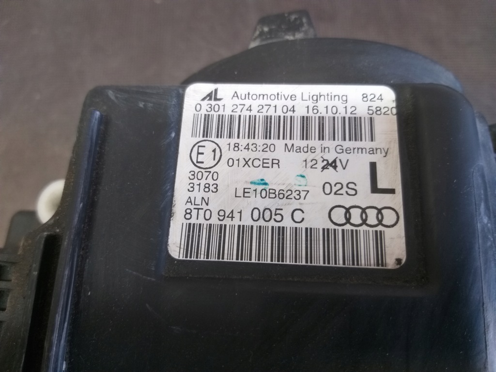 фото №8, Лампа лампи перед audi a5 lift 12- ксенон 8t0941006c 8t0941005c