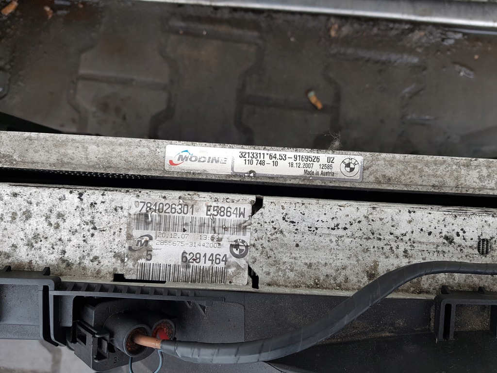 фото №9, Bmw 3 e92 e93 3.0 d pas передній радіатор вентилятор автоматична коробка передач