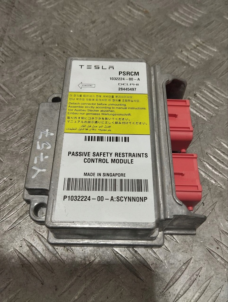 фото №1, Tesla model s 2013 блок керування / модуль подушка безпеки 103222400a