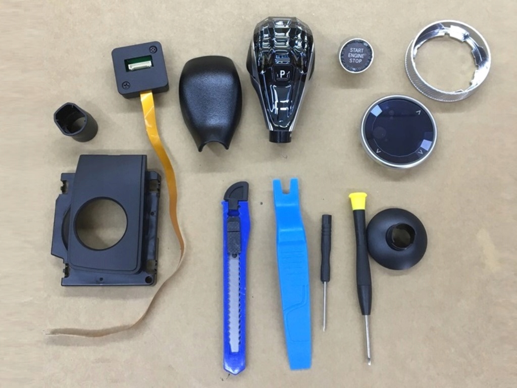 фото №7, Набор ручка кристальный переключения передач nbt do bmw serii 7 f01 f02 2011-14