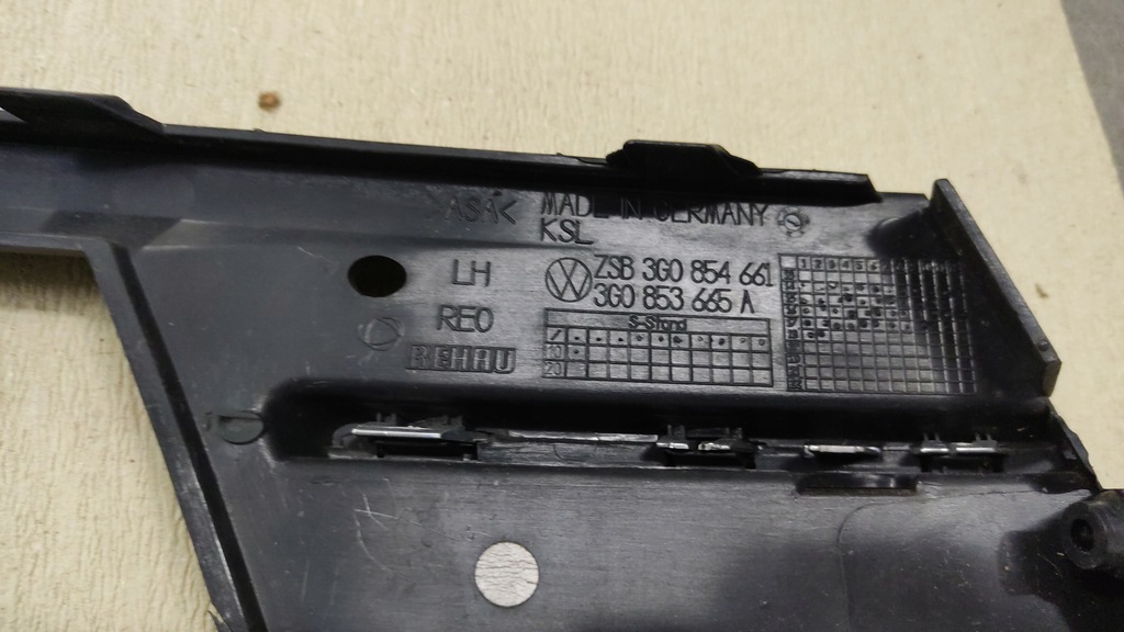 фото №6, Vw passat b8 решітка бампера ліва 3g0854661