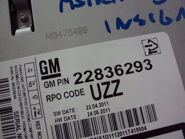 фото №7, Радио opel insignia a astra j