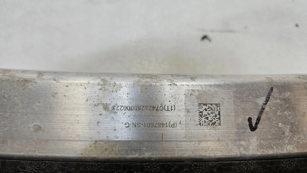 Балка підсилювач бампера абсорбер tesla model y 1487601-sn-g Зі Шроту