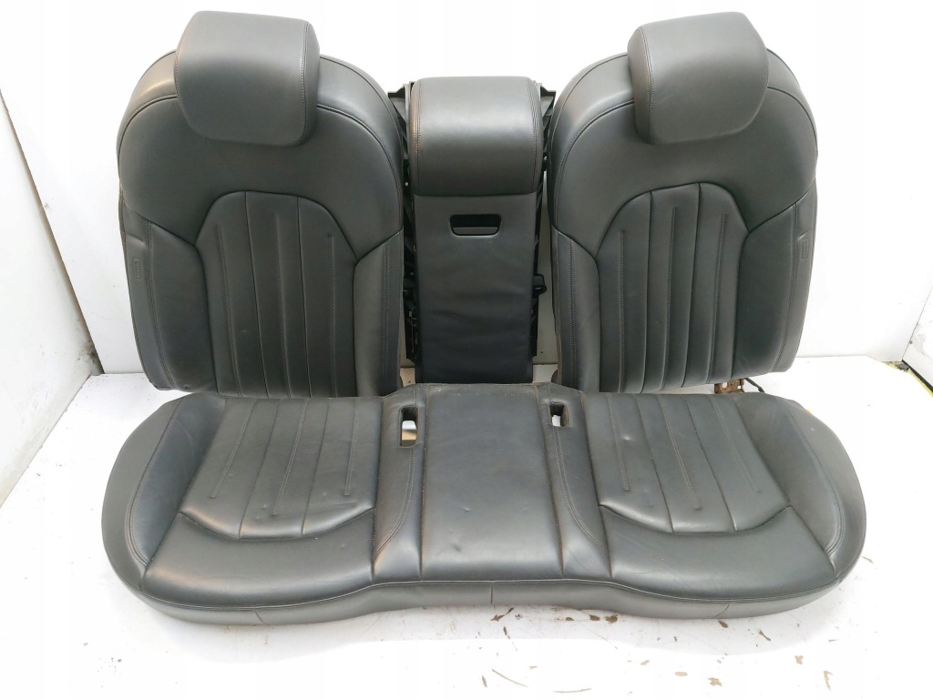 фото №7, Audi a8 d4 4h 2012 заднее сиденье сиденья кожаный чёрные подогрев oryg