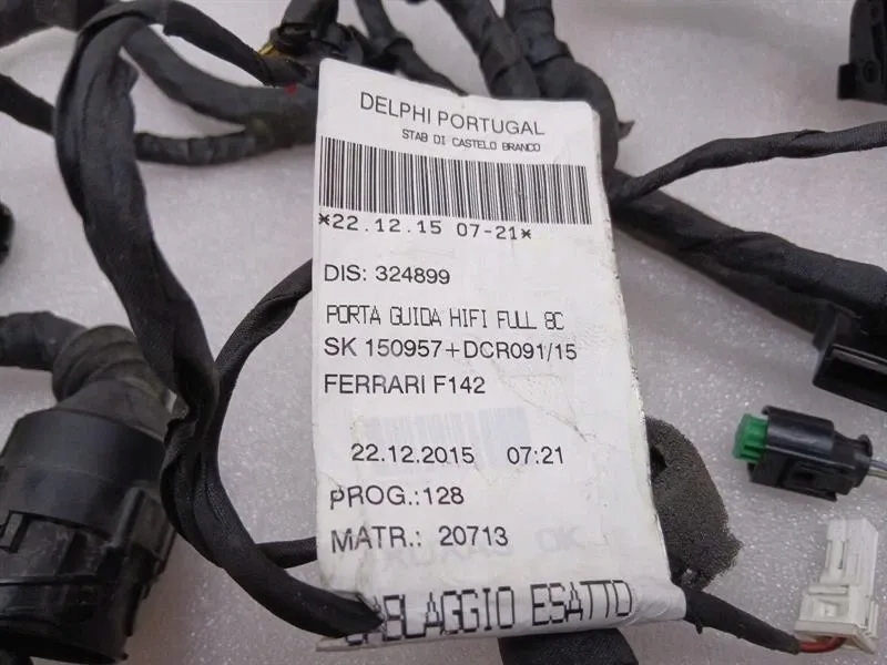 фото №6, Ferrari 488 f142m джгут трубопровід лівих двері 324899 джгут трубопровід lew