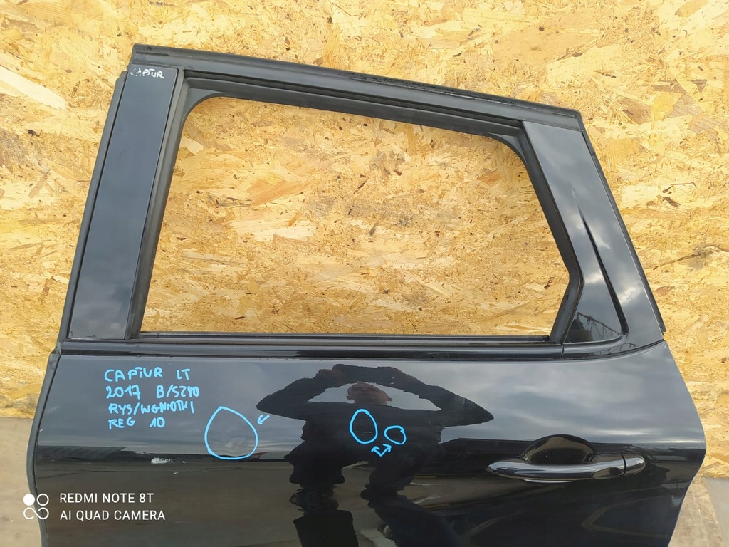 фото №2, Двері ліва задня задні renault captur lift