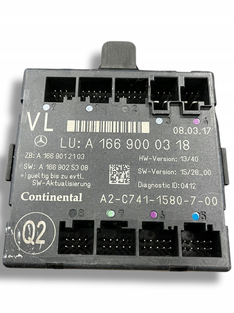 фото №1, Mercedes w166 модуль двері лівий перед a1669000318