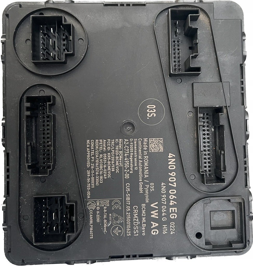 фото №1, Модуль комфорта audi 4n0907064eg