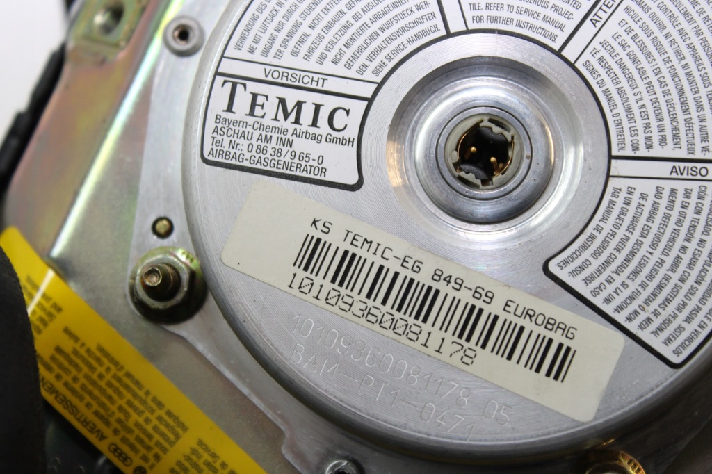 фото №5, 3a0880201b подушка безопасности водителя vw golf b4 caddy golf 3