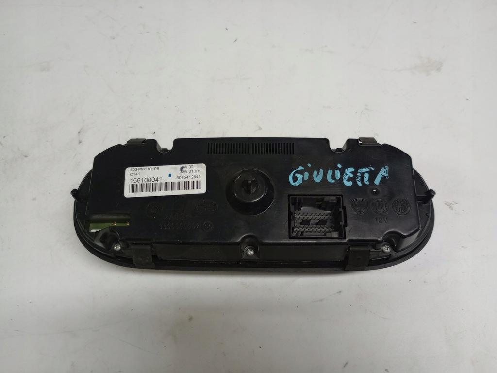 фото №9, Alfa romeo giulietta панель кондиционера 156100041 europa