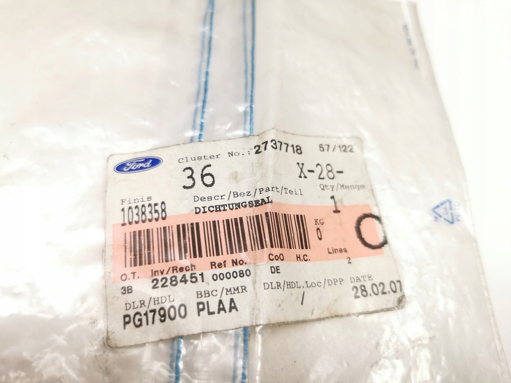 фото №6, Подкладка, насос водяная i przyłącza/termostat explorer 1992-2000 ex 1038358