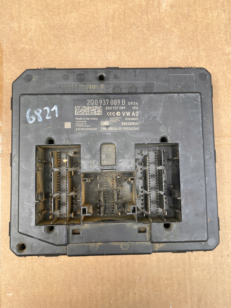 фото №1, Модуль комфорту volkswagen оригінальний номер 2q0937089b