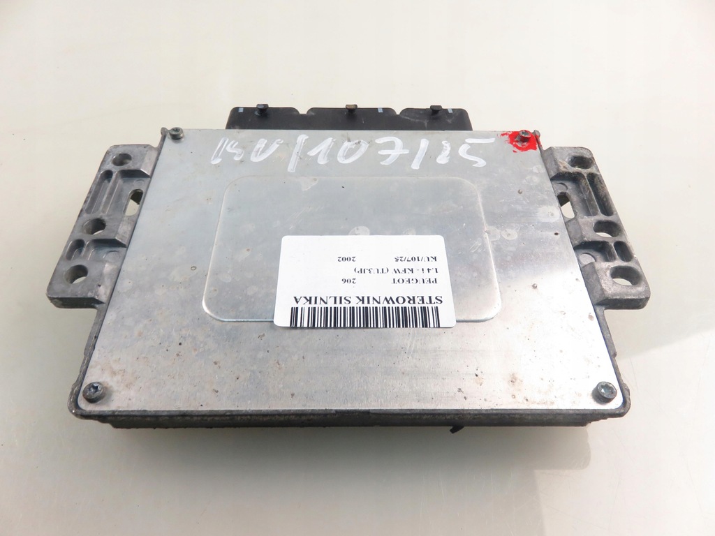 фото №8, Блок керування peugeot 206 1.4 75 - kfw 9655004480 9644625680