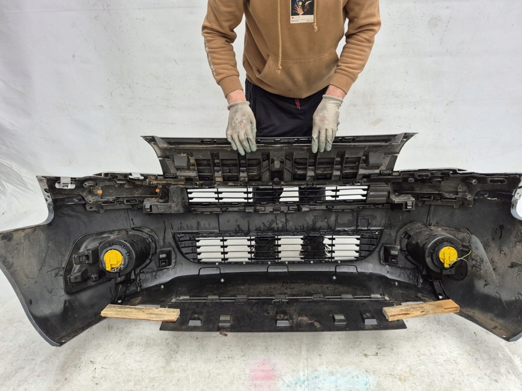 фото №11, Citroen berlingo ii lift 12- бампер перед передний решётка радиатора 91-6815