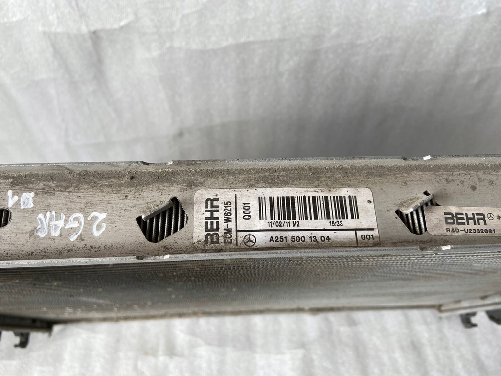 фото №11, Mercedes r-klasa w251 радіатор wody a2515000803