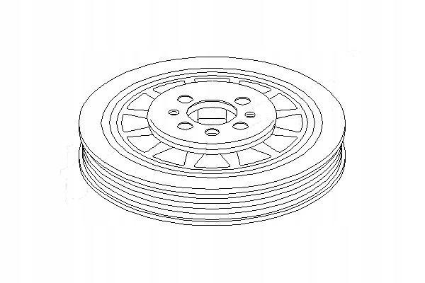Купити Topran шків колінчастого вала колінчастого seat arosa skoda