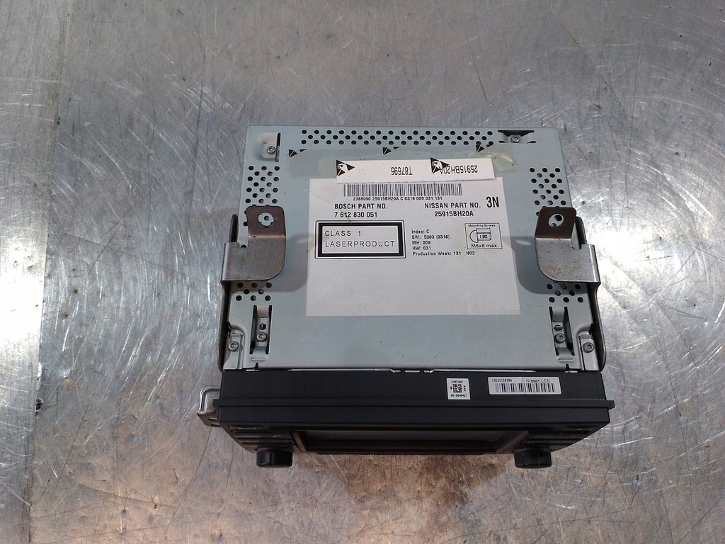 фото №8, Радіо cd navi nissan note 05-12 7612830051 1.6 16v