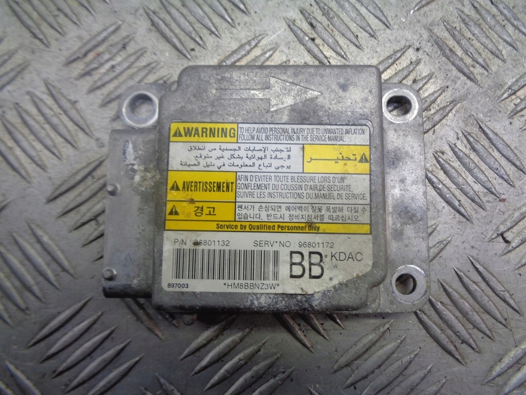фото №1, Модуль подушка безопасности chevrolet spark 96801172