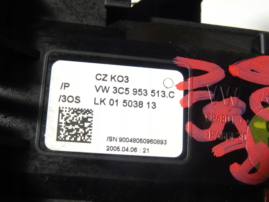 фото №9, Переключатель kombajn vw passat b6 sedan 3c5953507c